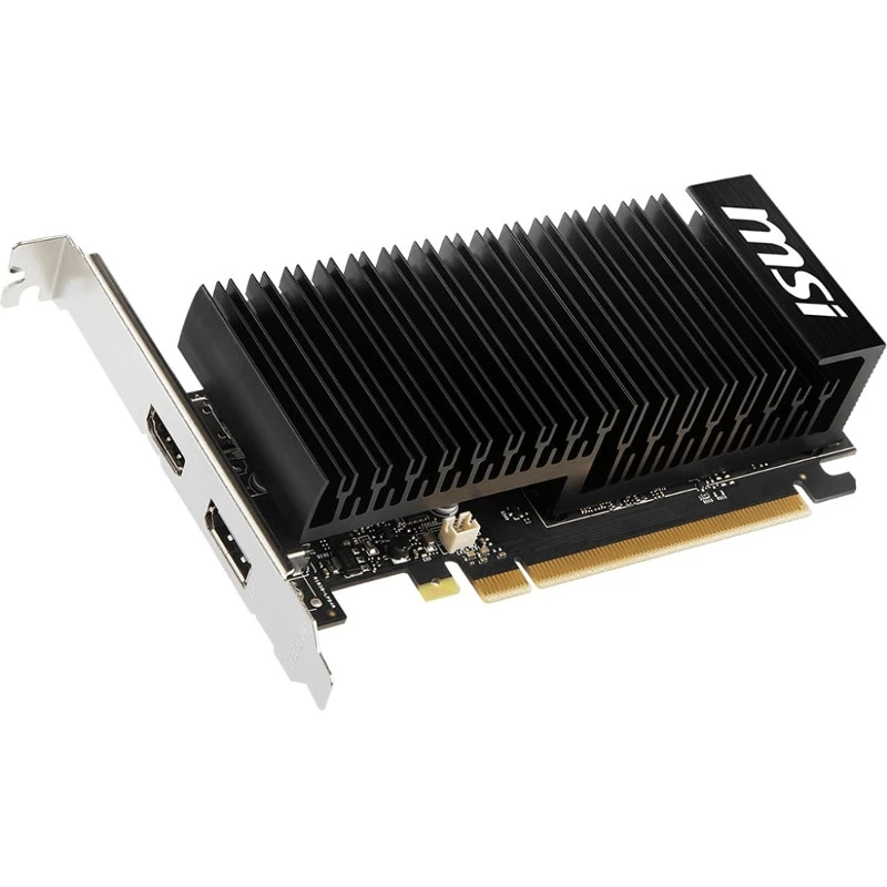 Видеокарта MSI GeForce GT 1030 1189Mhz PCI-E 3.0 2048Mb DDR4 2100Mhz 64 bit DP HDMI HDCP 2GHD4 LP OC | Компьютеры и офис