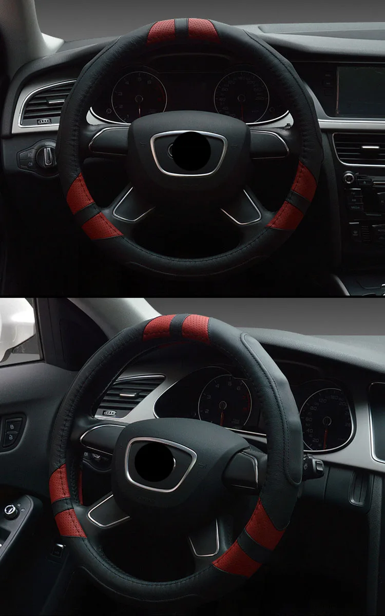 Автомобильный кожаный комплект Рулевого колеса подходит для автомобиль Ford Mondeo Аксессуары крышка рулевого колеса