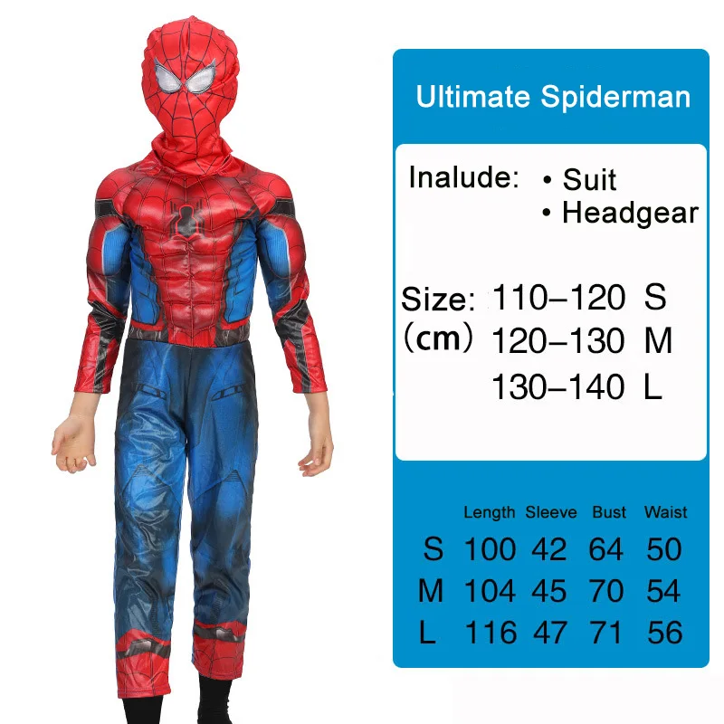 Ultimate-Spiderman Marvel/детская одежда для хеллоуина; костюм из аниме «Оптимус Прайм»; вечерние костюмы «мстители», «Трансформеры», «Нептун», «Звездные войны»; праздничные костюмы - Цвет: Ultimate-Spiderman