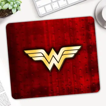 

Wonder Woman Logo Gaming Mouse Pad Mause Mat For Laptop Computer Desk Keyboard Mice Mat Dota 2 Mousepad