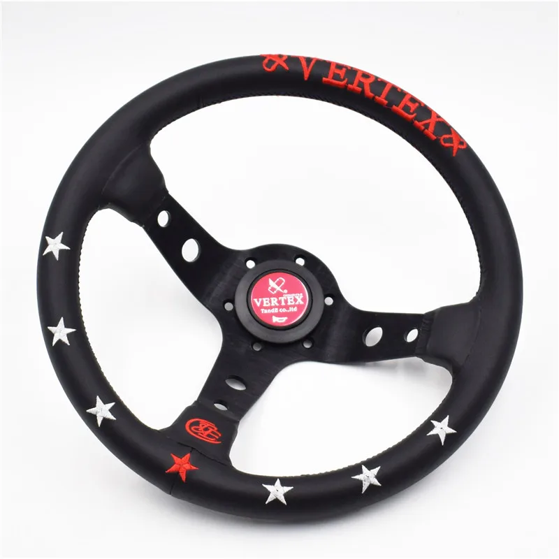Рулевое колесо из кожи вертекса 330 мм/13 дюймов|wheel car racing|wheel carwheels wheel |