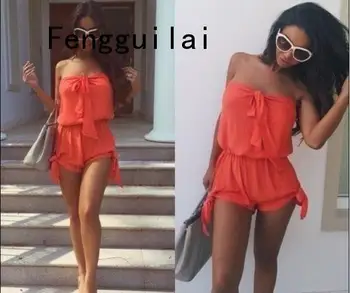 

2020 Womens Celeb Sexy Mini Playsuit Ladies Jumpsuit Summer Shorts Beach hot pants summer fashion