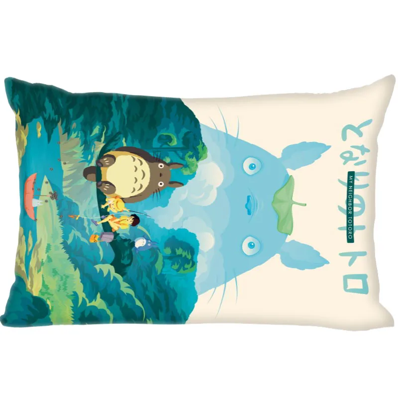 

Anime Totoro Double Sided Rectangle Pillow Covers Bedding Comfortable Cushion/Good For Sofa/Home/Car High Quality Pillow Cases