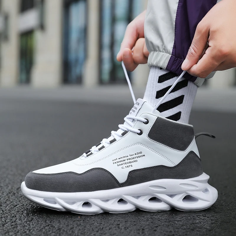 Мужская Тройная прогулочная обувь Kanye Blades Beyond Boost кроссовки уличные белые дизайнерские массивные кроссовки Huaraching