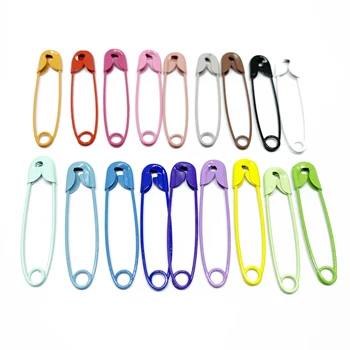 

100pcs Colorful Safety Pins DIY Sewing Tools Accessory Stainless Steel Needles Large Safety Pin Small Brooch Apparel Accessories