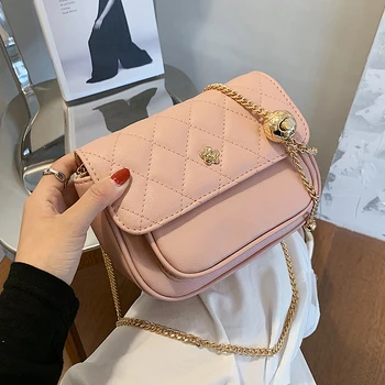 

Classic Lattice Flap Crossbody bag 2020 Fashion New High quality Leather Women's Designer Handbag Chain Shoulder Messenger Bag
