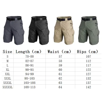Tactical Shorts Men Waterproof Quick Dry Camo Short Pant Soft Comfort Hiking Overalls Shorts Summer Training Suits 6