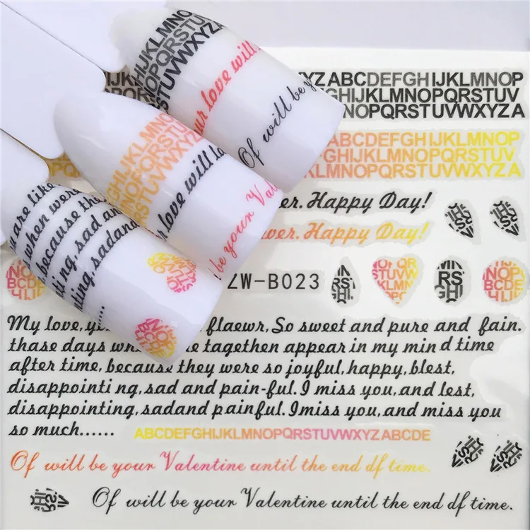 Экологически чистые наклейки для ногтей для беременных женщин, детей, пригодные для использования цветы и птицы, УФ-полировка, наклейки для ногтей, YZW-B021