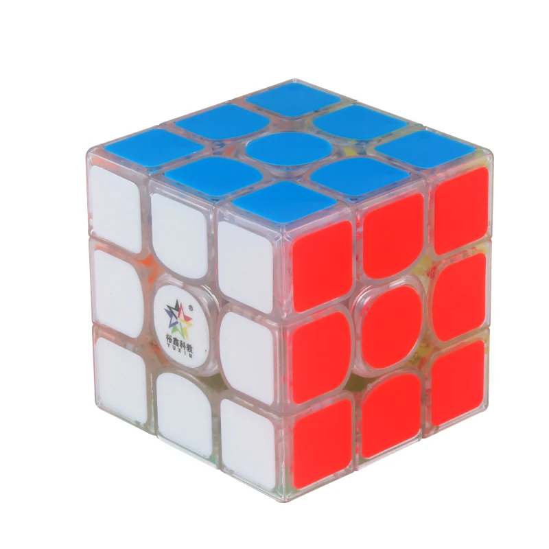 Yuxin Kylin v2 M 5,7 см 3x3x3 Магнитный магический куб Zhisheng волшебный куб Speedcube Развивающие игрушки для детей мальчиков - Цвет: Transparent