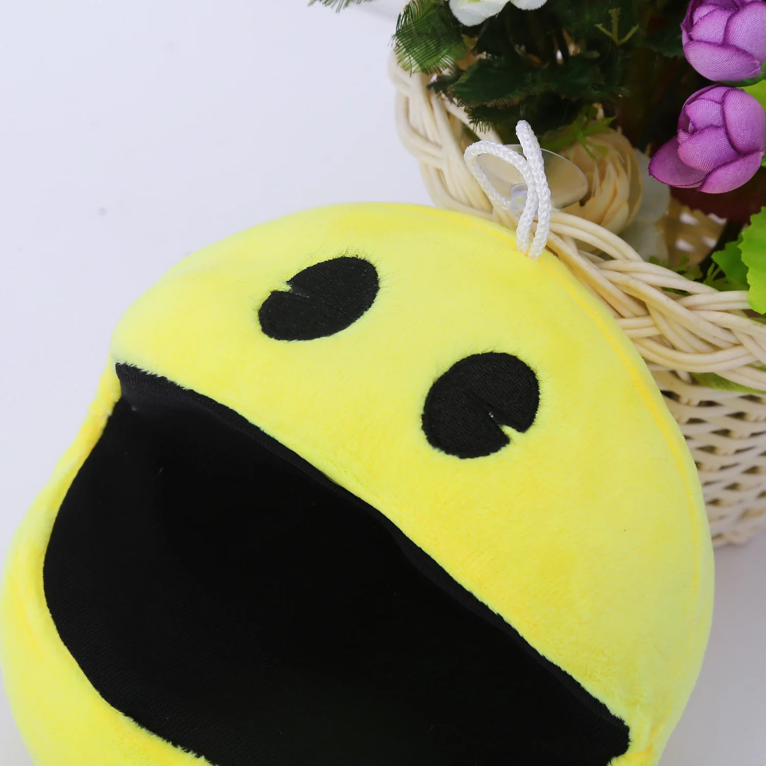 1pc 14cm Cute Plush Doll Yellow Smiling Face Expression Ball Pacman Stuffed Toy For Kids Baby Birthday Christmas Gift