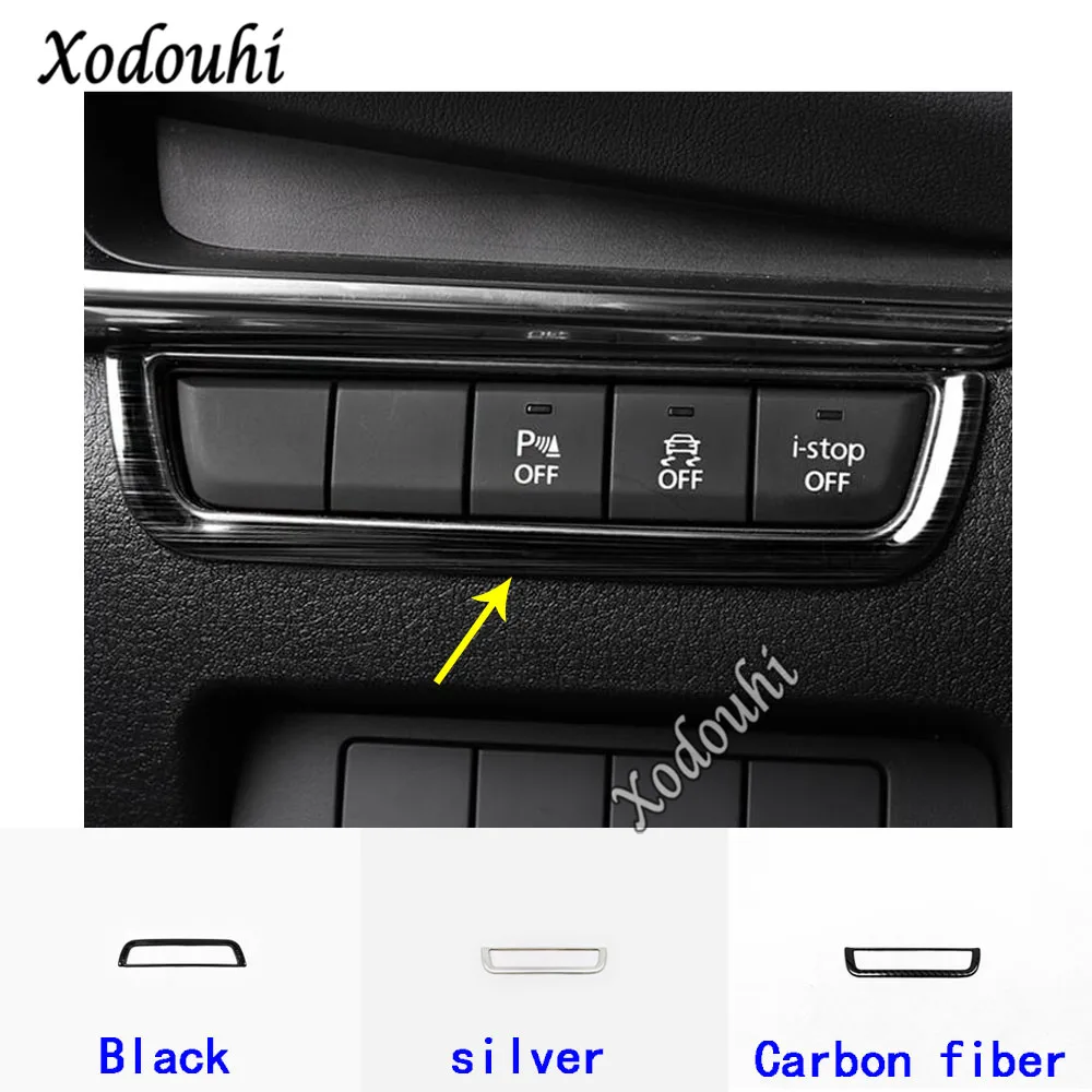 Для Mazda 3, Мазда 3, Axela M3,, автомобильная наклейка, Стайлинг, внутренняя крышка, передний головной светильник, кнопка включения, отделка рамы, колпаки для лампы, 1 шт