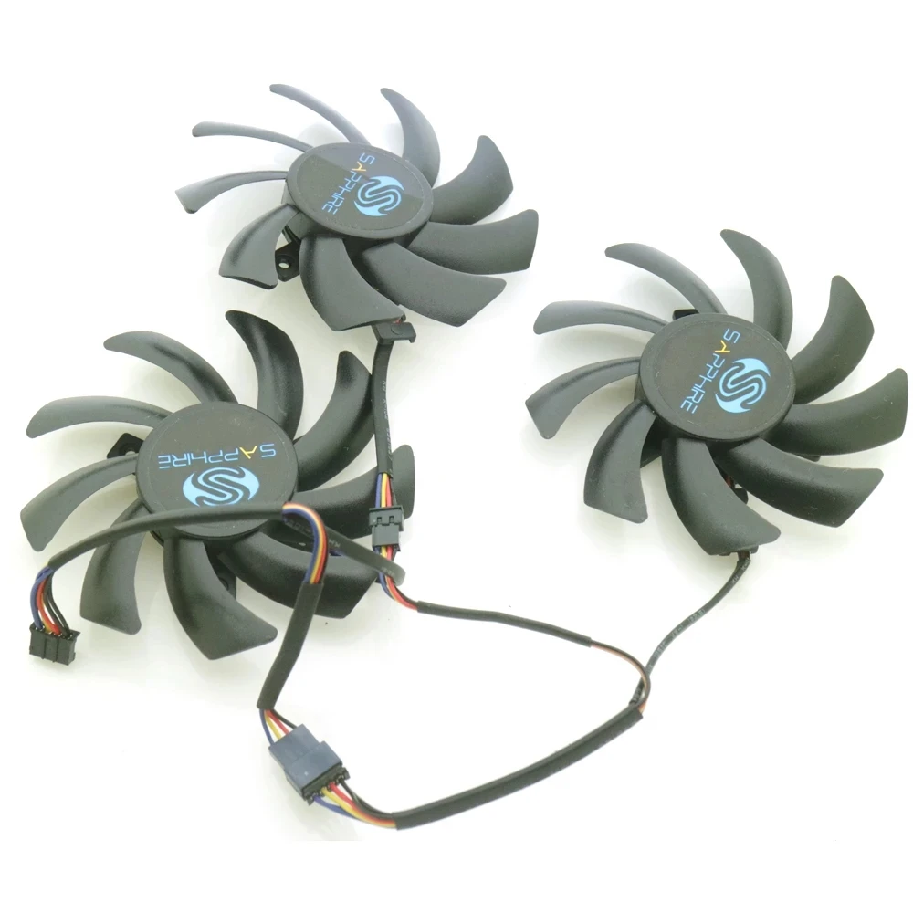 Вентилятор для видеокамеры Sapphire R9 280X FDC10H12S9-C 290X 290 390X Vapor-X OC 390 85 мм 12 В 0 35a 4 контакта