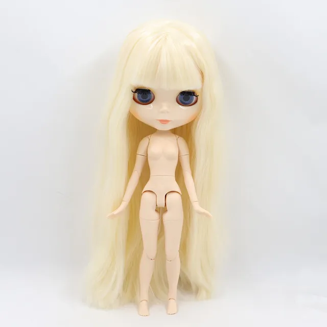 Ледяная фабрика Blyth кукла 1/6 BJD индивидуальные обнаженные тела с белой кожей, глянцевое лицо, подарок для девочки, игрушка - Цвет: BL0510 B