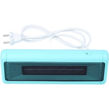 

300W Portable Green Electric Heater Mini Desktop Heater Home Office with European Standard Plug