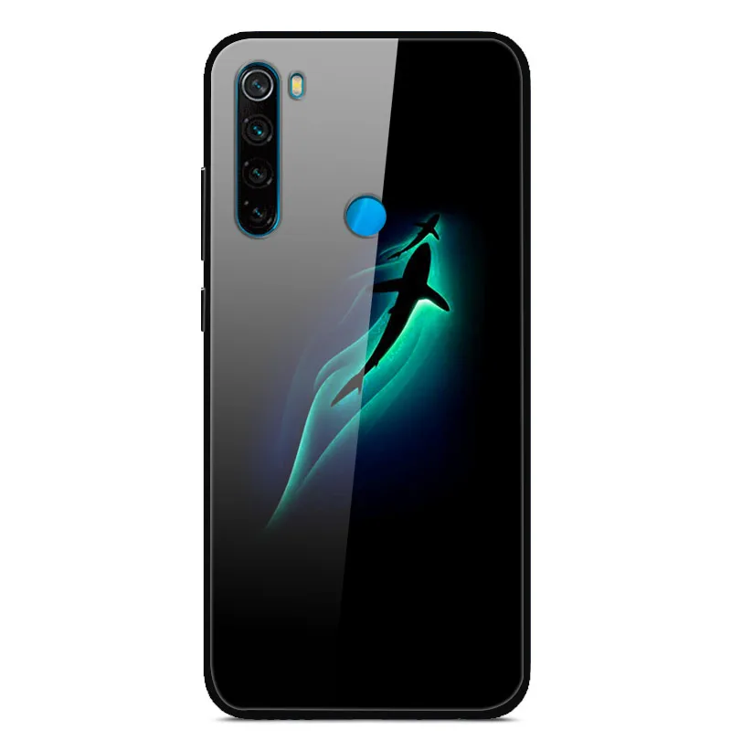 19 Чехол из закаленного стекла для Xiaomi Redmi Note 8 T, чехол для Xiaomi Redmi Note8T 8 T, мягкий чехол-бампер для Redmi Note 8 T 8 T, Funda - Цвет: 19