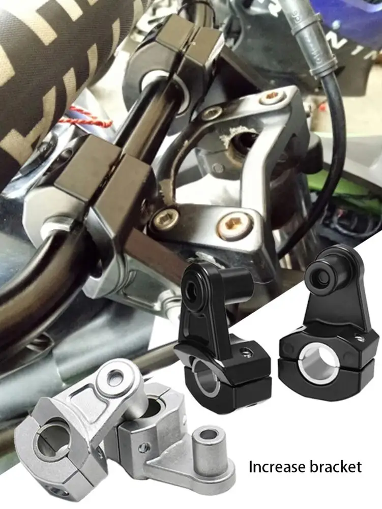 2 шт. Универсальный руль мотоцикла Riser 22 мм 28 мм Бар Зажимная рукоятка стойки для руля BMW, Suzuki Ducati Ktm Kawasaki