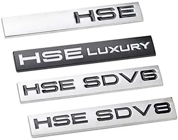 

Trunk Letters HSE SDV8 SDV6 Si4 SCV6 LUXURY SUPERCHARGED Autobiography Emblems Badges for Discovery Range Rover