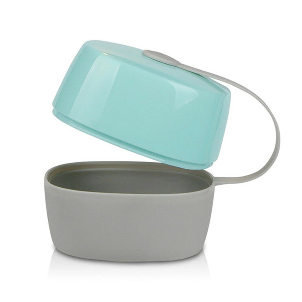

Travel Use Non-toxic Children Round Eco-friendly Pacifier Container Storage Box Home Protection Soother Portable Infant Baby