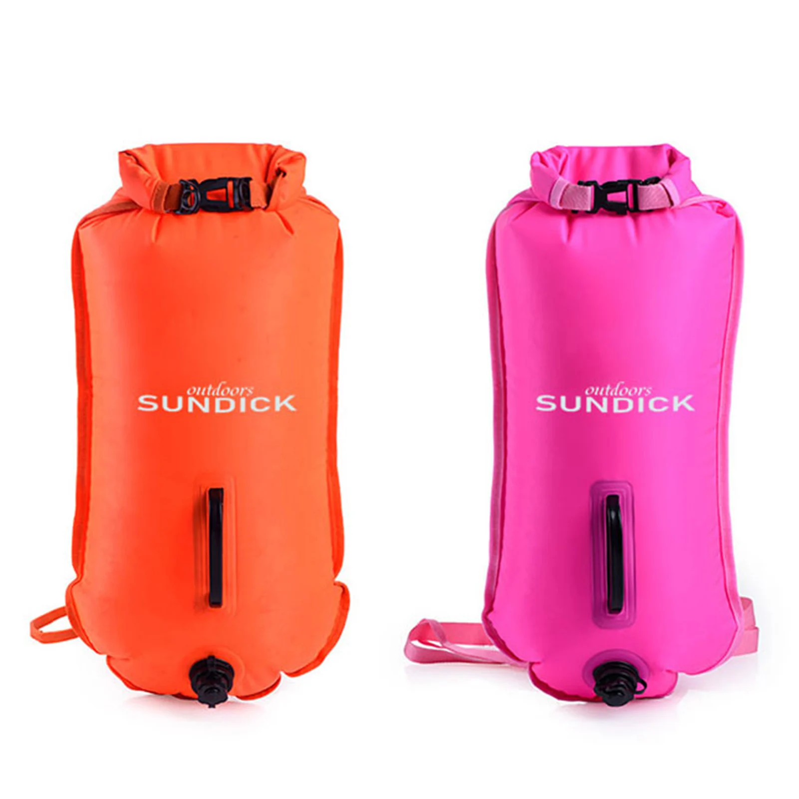 Swimming Buoy Three-layer Double-airbag 28L Waterproof Dry Drift Bag