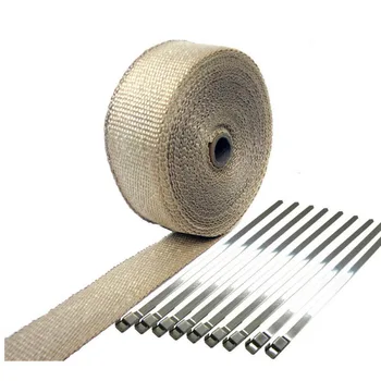 

Vehicles Motorbike Thermal Wrap Tapes Insulation Cotton Shield Exhausts Pipe Bandage Tape Exhaust Manifolds