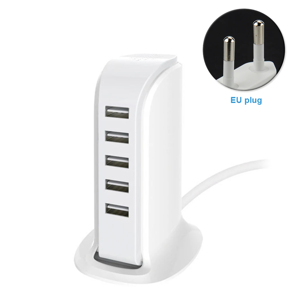 5 портов мощность 4A USB зарядное устройство удлинитель настольный адаптер практичный настенный дом умный Парусник Форма Путешествия Портативный