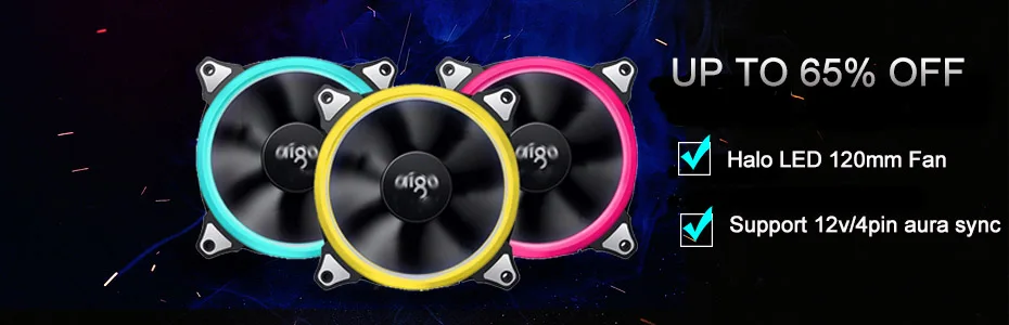 Aigo darkFlash 120 мм RGB светодиодный чехол для ПК Вентилятор охлаждения процессора тихий+ дистанционный Вентилятор охлаждения воды AURA синхронизирующий компьютер кулер для процессора чехол для вентилятора