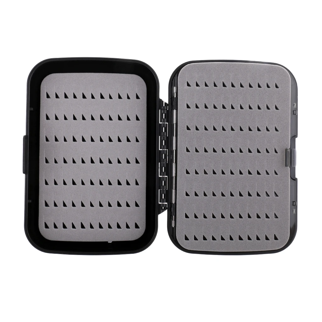 1 Piece Double Sided Fishing Tackle Fly Fishing Box + Slot Foam