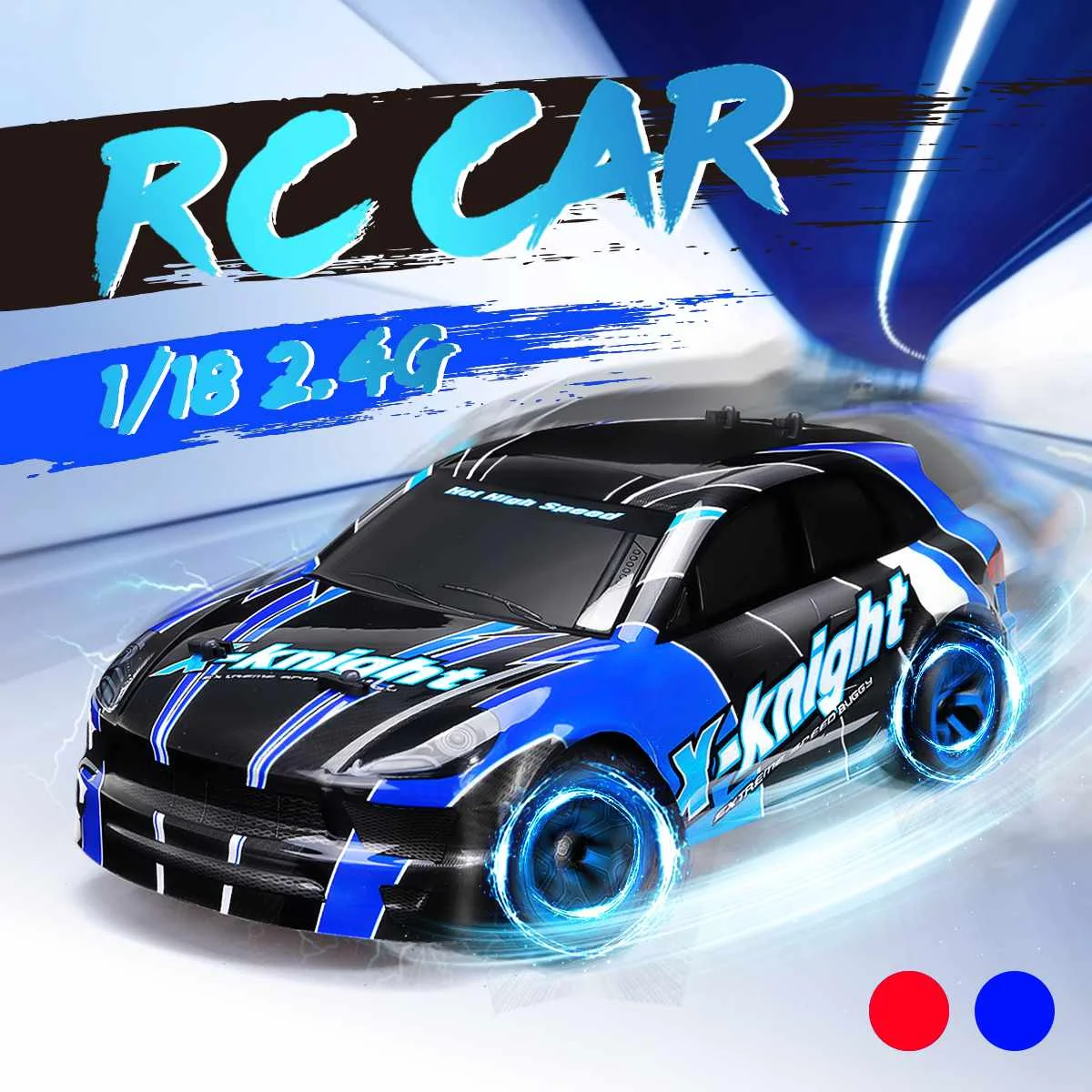 1/18 Радиоуправляемый, для автомобильных гонок 4WD RC 2,4G пульт дистанционного управления высокоскоростной внедорожный Дрифт гоночный автомобиль гусеничный детский игрушечный подарок дорожный Дрифт автомобиль