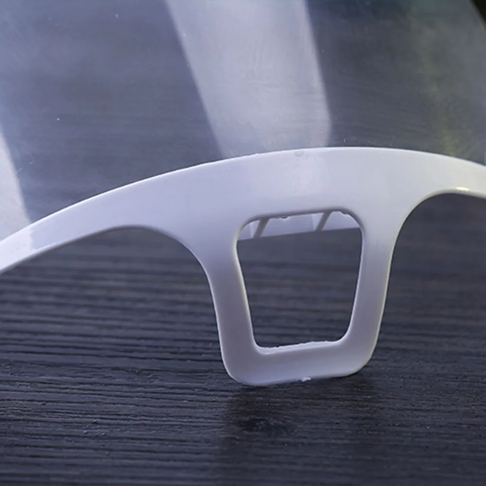 40pcs Transparent Catering Mask Anti Fog Catering Food Hotel Plastic Kitchen Restaurant Smile Mouth Masks 4