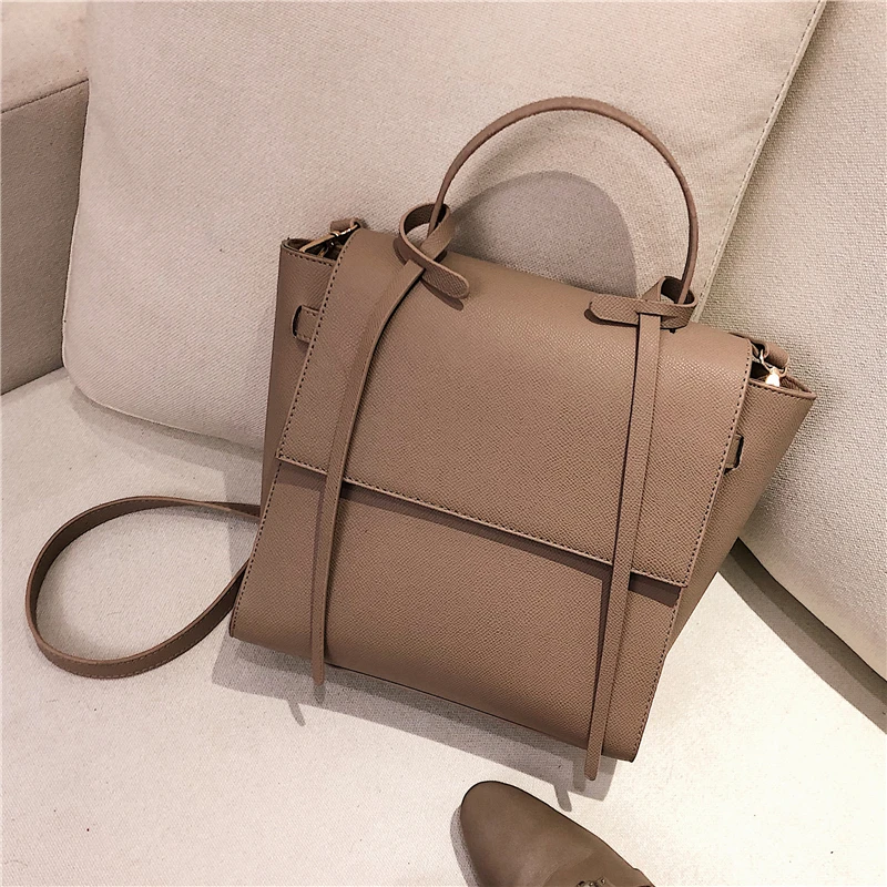 

Burminsa Unqiue Design Trapeze Shoulder Bags For Women Large Capacity Female Handbags High Quality Ladies Messenger Bags 2019