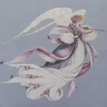 Золотая коллекция Счетный Набор для вышивки крестом Ангел весны богиня-фея со скрипой