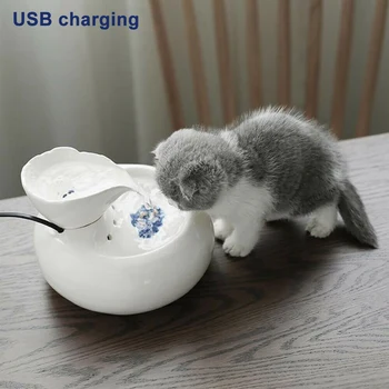 

Pet Feeder Cat Dog Automatic Circulation Water Dispenser Dog Cat Water Dispenser Drinking Bowls Fountain Water Basin Drinker