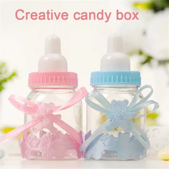 

12Pcs Fillable Bottles Candy Box Baby Shower Packaging Case Decor Birthday Gift Party Favors