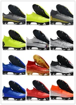 

Superfly VI 360 Elite FG KJ 6 XII 12 CR7 Mens Soccer Cleats Ronaldo Neymar High Heel Soccer Shoes ACC Football Boots 6.5-11