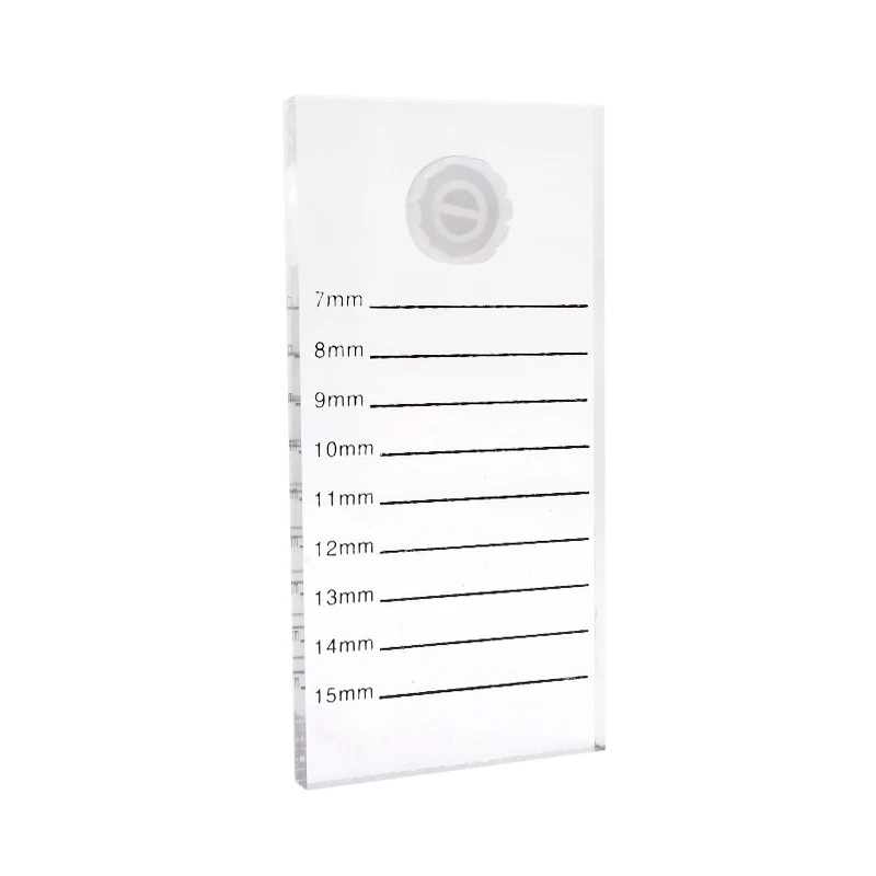

1pcs Grafting Eyelash Scale Plate Acrylic Double-sided Scale Eyelash Board Showcase Eyelashes Tool Containing One Blossom Cup