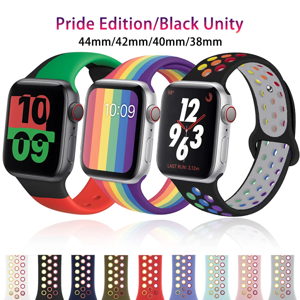 Силиконовый ремешок для apple watch band браслет смарт-часов 45 мм 41 38 42 44 40 серии SE 7 6 5 4 3 |