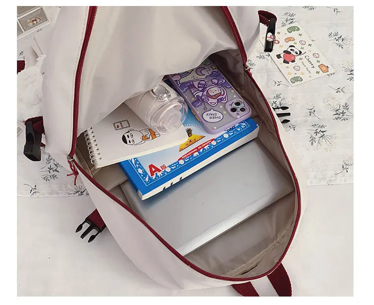 Kawaii Canvas Multipocket College Harajuku Backpack
