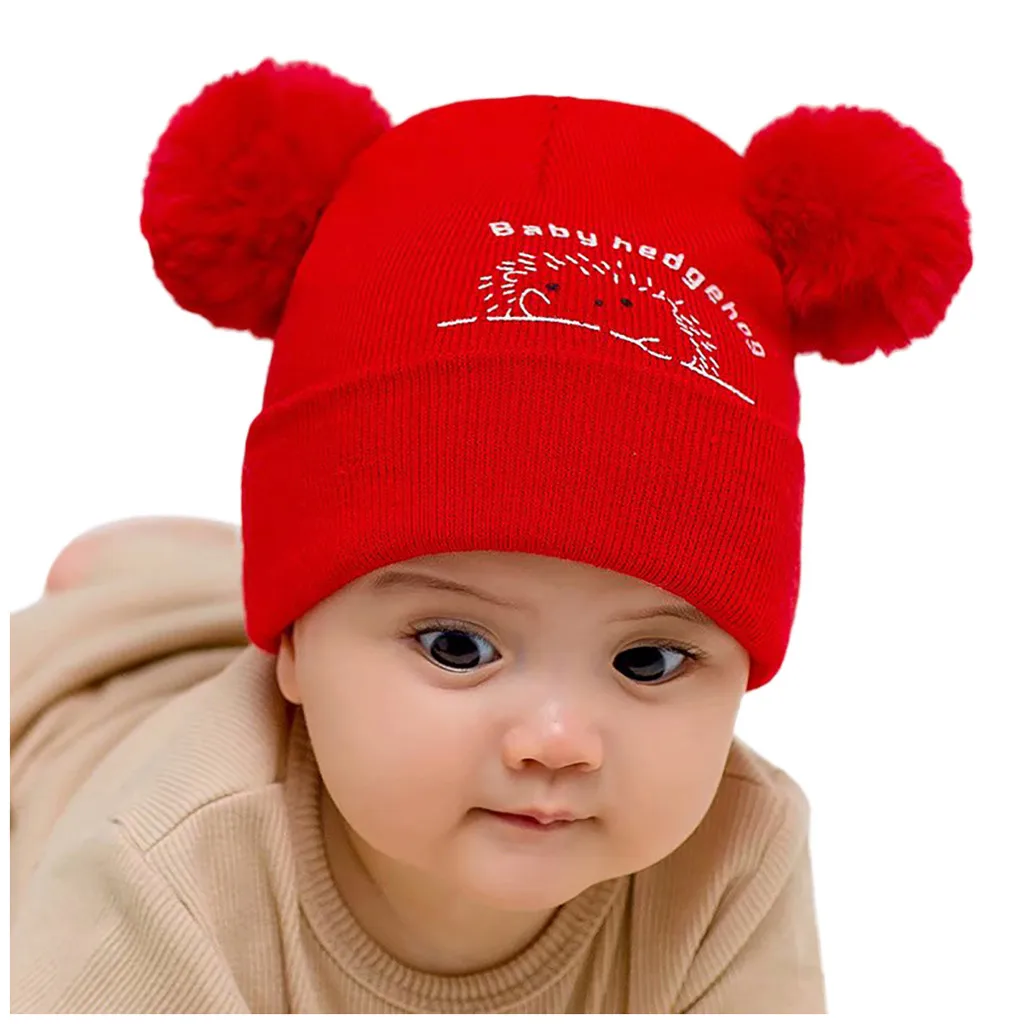 

Winter Baby Boys Girls Hat Cute Toddler Earflap Beanie Warm Crochet Knit Cap For 3 ~24 months baby newborn photography props