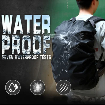 

Size S to L elastic Adjustable Backpack accessories Waterproof Rain Cover, knapsack raincoat
