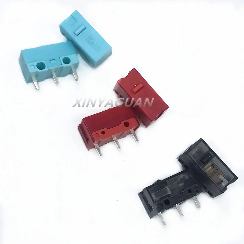 2Pcs Kailh GM 20M 60M 80M mouse micro switch Gaming  button switch can replace all kinds computer mice left right button 3 pin