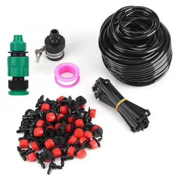 

25m Plant Self Watering Garden Hose Kits DIY Micro Drip Irrigation System drip irrigation