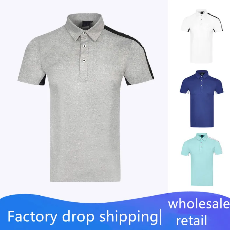 

Men's golf clothes breathable quick-drying short-sleeved Golf T-shirt sweat-wicking Sports shirts 2020 summer new sportswear top