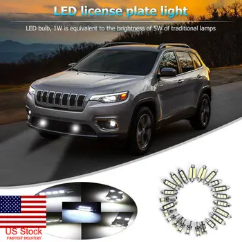

23x Canbus LED Car Interior Inside Light Dome Trunk Map License Plate Lamp Bulb