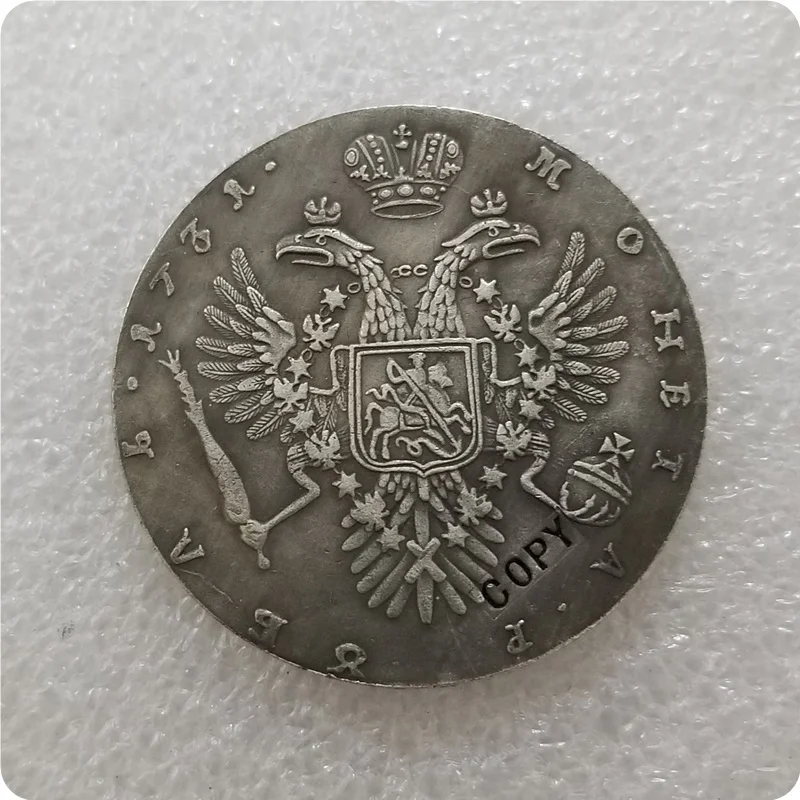 1731 Россия 1 рубль имитация монеты памятные монеты-копии монет медаль коллекционные монеты