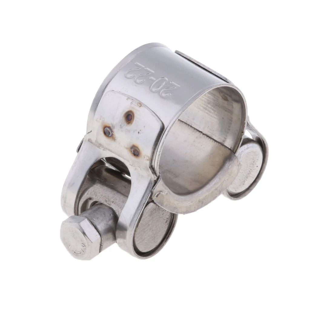 Universal Exhaust Pipe Clamp Clip For 20mm-22mm Motorcycle Muffler Silencer