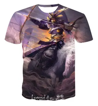 

2020 fashion hot sale 3D personality cartoon machine armour fashion men's short sleeve trend style handsome and versatile s-6xl