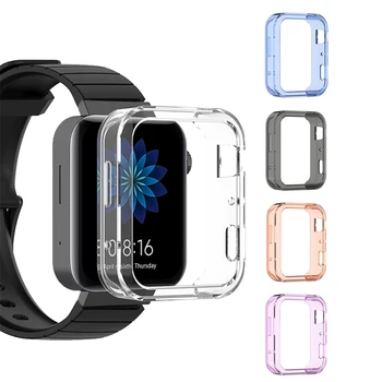 

Soft Ultra Slim Crystal Protector Case Full Cover for Xiaomi MI Smart Watch Protective accessories Shell For xiao mi watch Cover