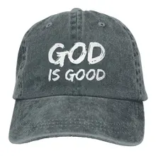 God Is Good джинсовая кепка Регулируемая Мужская мини бейсболка