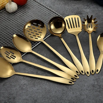 

Stainless Steel Cooking Tools Spoon Shovel Cookware Kitchen Tools Spatula Ladle Kitchenware