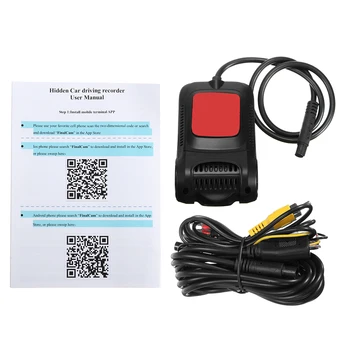 

RS301 1080P Hidden WIFI High Definition Traffic Recorder Linyong 96658 Schem Single lens for Android Apple